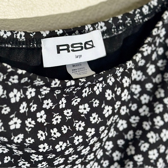 RSQ Green Floral Midi Skirt | Size L - Picture 2 of 3